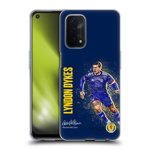 Scotland National Football Team Players Lyndon Dykes Soft Gel Case for OPPO A54 5G