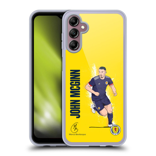 Scotland National Football Team Players John McGinn Soft Gel Case for Samsung Galaxy A14 5G