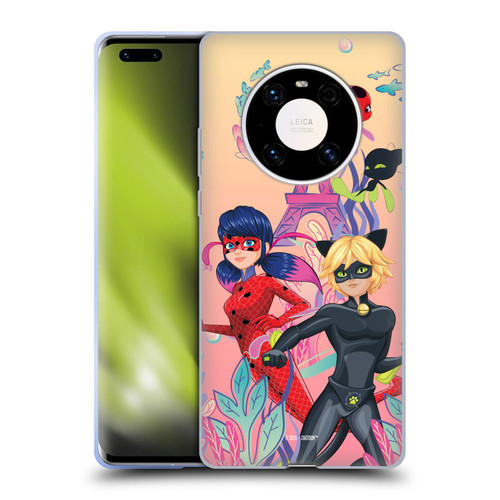 Miraculous Tales of Ladybug & Cat Noir Aqua Ladybug Aqua Power Soft Gel Case for Huawei Mate 40 Pro 5G