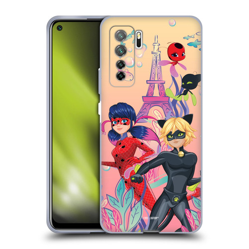 Miraculous Tales of Ladybug & Cat Noir Aqua Ladybug Aqua Power Soft Gel Case for Huawei Nova 7 SE/P40 Lite 5G