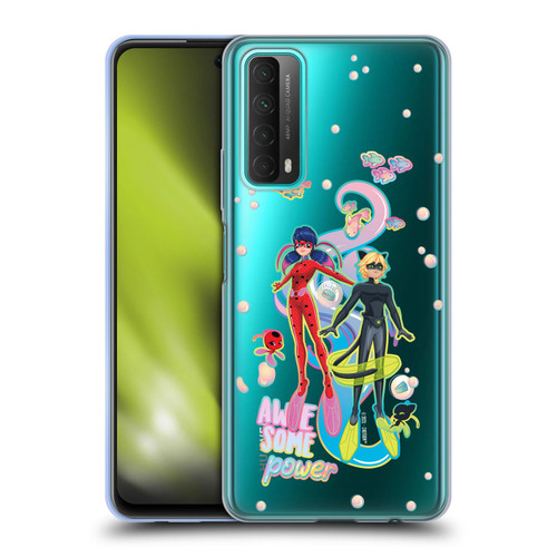 Miraculous Tales of Ladybug & Cat Noir Aqua Ladybug Awesome Power Soft Gel Case for Huawei P Smart (2021)