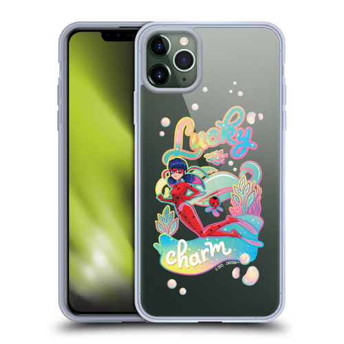 Miraculous Tales of Ladybug & Cat Noir Aqua Ladybug Lucky Charm Soft Gel Case for Apple iPhone 11 Pro Max