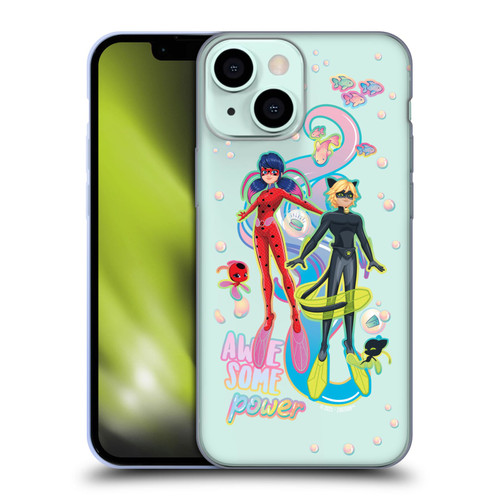 Miraculous Tales of Ladybug & Cat Noir Aqua Ladybug Awesome Power Soft Gel Case for Apple iPhone 13 Mini