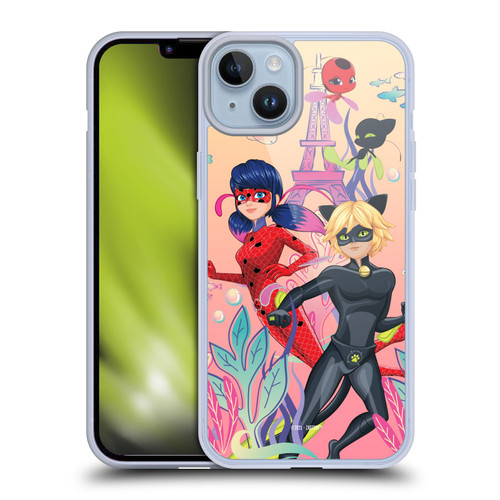 Miraculous Tales of Ladybug & Cat Noir Aqua Ladybug Aqua Power Soft Gel Case for Apple iPhone 14 Plus