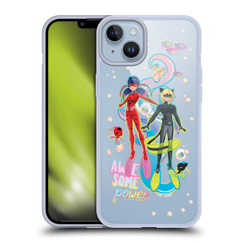 Miraculous Tales of Ladybug & Cat Noir Aqua Ladybug Awesome Power Soft Gel Case for Apple iPhone 14 Plus