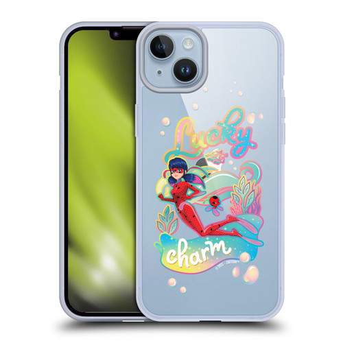 Miraculous Ladybug Aqua Ladybug Lucky Charm Soft Gel Case for Apple iPhone 14 Plus & MagSafe