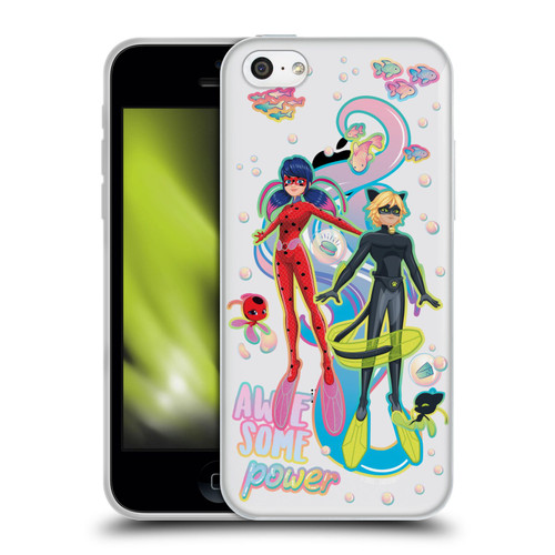 Miraculous Tales of Ladybug & Cat Noir Aqua Ladybug Awesome Power Soft Gel Case for Apple iPhone 5c