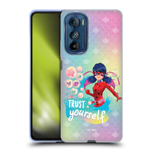 Miraculous Tales of Ladybug & Cat Noir Aqua Ladybug Trust Yourself Soft Gel Case for Motorola Edge 30