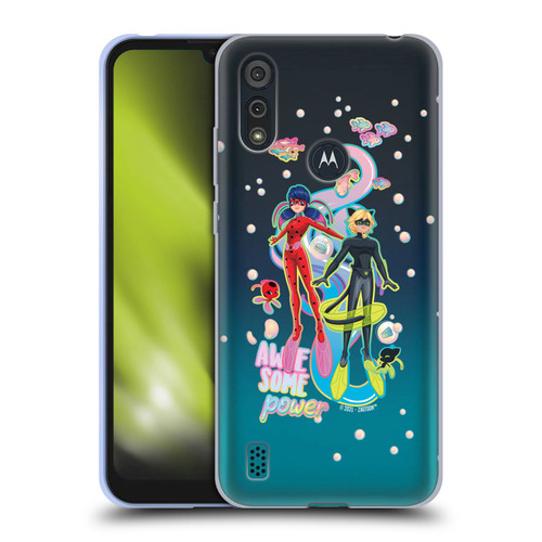 Miraculous Tales of Ladybug & Cat Noir Aqua Ladybug Awesome Power Soft Gel Case for Motorola Moto E6s (2020)