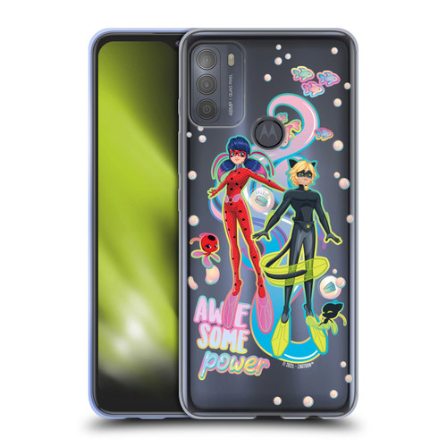 Miraculous Tales of Ladybug & Cat Noir Aqua Ladybug Awesome Power Soft Gel Case for Motorola Moto G50