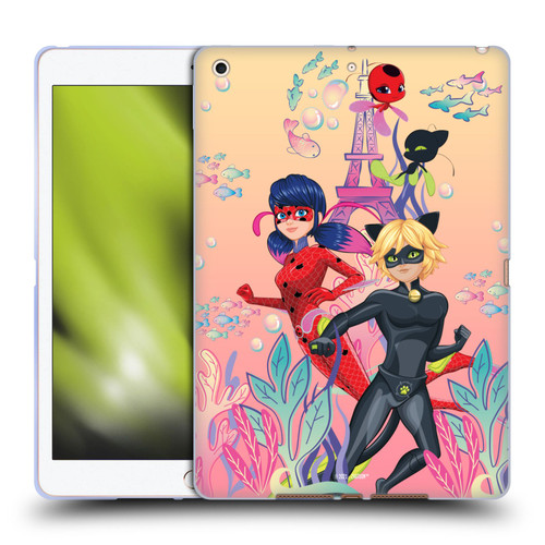 Miraculous Tales of Ladybug & Cat Noir Aqua Ladybug Aqua Power Soft Gel Case for Apple iPad 10.2 2019/2020/2021