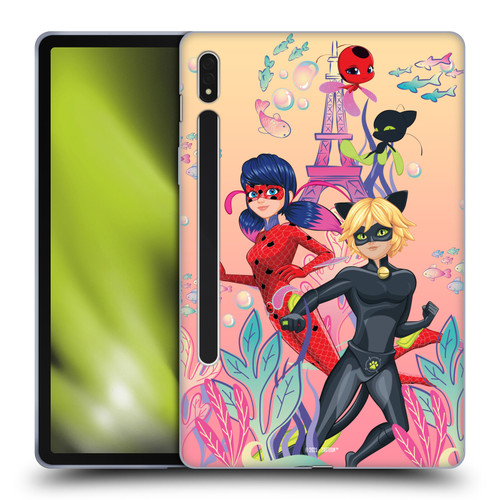 Miraculous Tales of Ladybug & Cat Noir Aqua Ladybug Aqua Power Soft Gel Case for Samsung Galaxy Tab S8