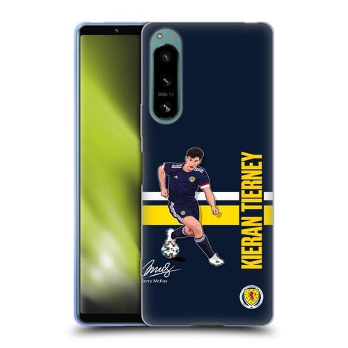 Scotland National Football Team Players Kieran Tierney Soft Gel Case for Sony Xperia 5 IV