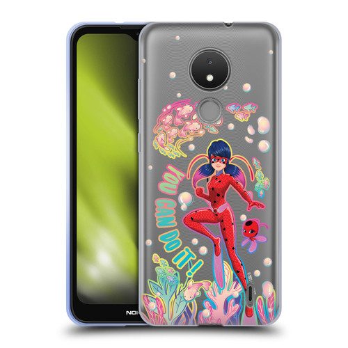Miraculous Tales of Ladybug & Cat Noir Aqua Ladybug You Can Do It Soft Gel Case for Nokia C21