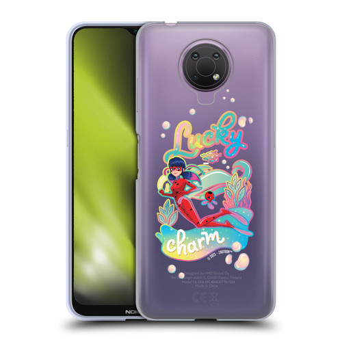 Miraculous Tales of Ladybug & Cat Noir Aqua Ladybug Lucky Charm Soft Gel Case for Nokia G10