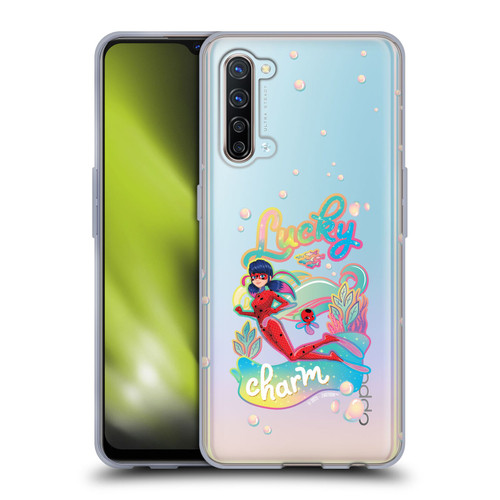 Miraculous Tales of Ladybug & Cat Noir Aqua Ladybug Lucky Charm Soft Gel Case for OPPO Find X2 Lite 5G