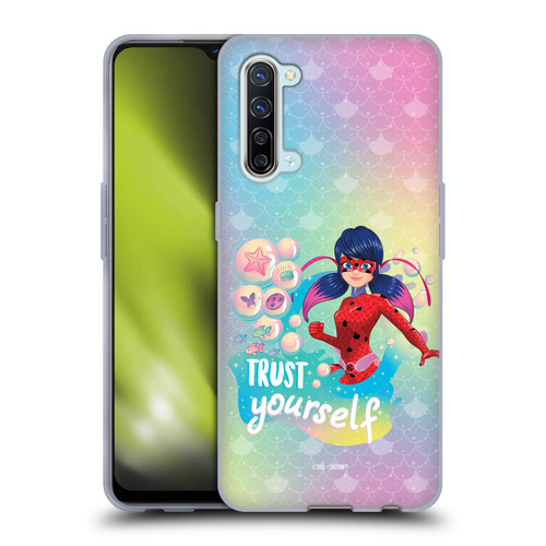 Miraculous Tales of Ladybug & Cat Noir Aqua Ladybug Trust Yourself Soft Gel Case for OPPO Find X2 Lite 5G