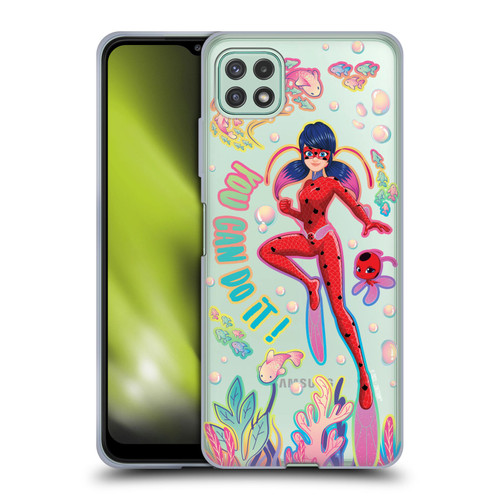 Miraculous Tales of Ladybug & Cat Noir Aqua Ladybug You Can Do It Soft Gel Case for Samsung Galaxy A22 5G / F42 5G (2021)