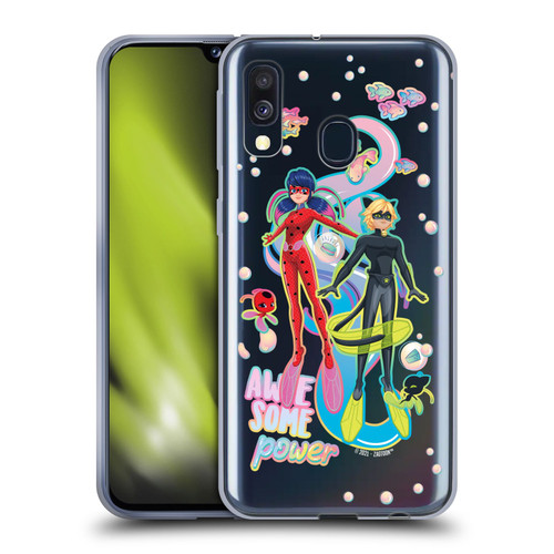 Miraculous Tales of Ladybug & Cat Noir Aqua Ladybug Awesome Power Soft Gel Case for Samsung Galaxy A40 (2019)