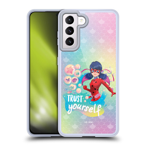 Miraculous Tales of Ladybug & Cat Noir Aqua Ladybug Trust Yourself Soft Gel Case for Samsung Galaxy S21 5G