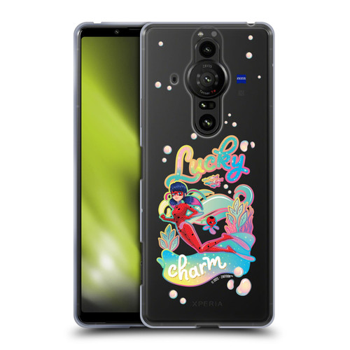 Miraculous Tales of Ladybug & Cat Noir Aqua Ladybug Lucky Charm Soft Gel Case for Sony Xperia Pro-I