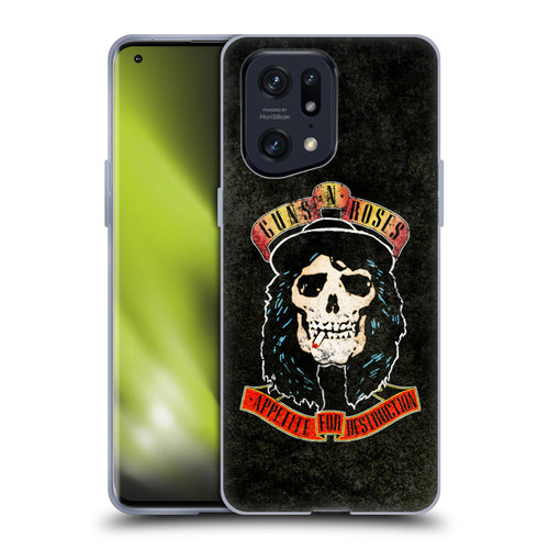 Guns N' Roses Vintage Stradlin Soft Gel Case for OPPO Find X5 Pro