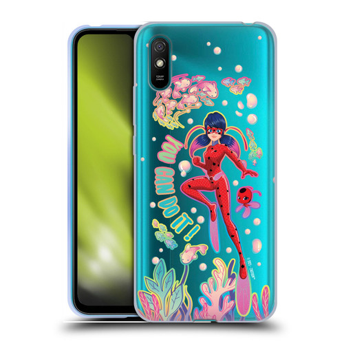 Miraculous Tales of Ladybug & Cat Noir Aqua Ladybug You Can Do It Soft Gel Case for Xiaomi Redmi 9A / Redmi 9AT