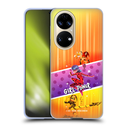 Miraculous Tales of Ladybug & Cat Noir Graphics Girl Power Soft Gel Case for Huawei P50