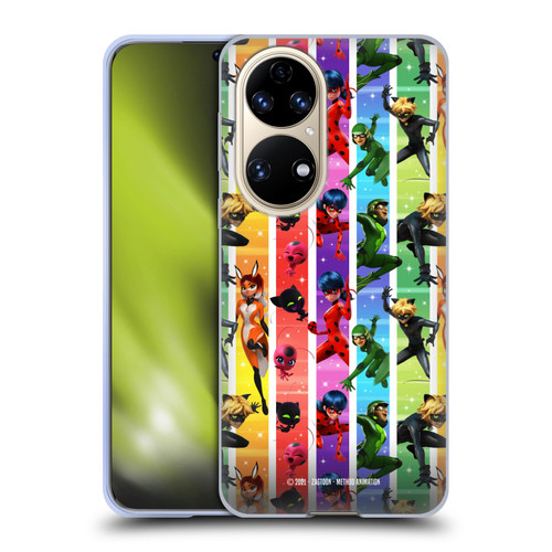 Miraculous Tales of Ladybug & Cat Noir Graphics Pattern Soft Gel Case for Huawei P50