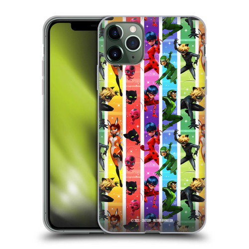 Miraculous Tales of Ladybug & Cat Noir Graphics Pattern Soft Gel Case for Apple iPhone 11 Pro Max