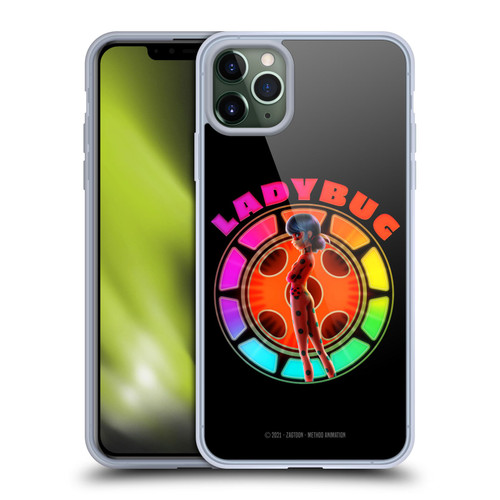 Miraculous Tales of Ladybug & Cat Noir Graphics Rainbow Soft Gel Case for Apple iPhone 11 Pro Max