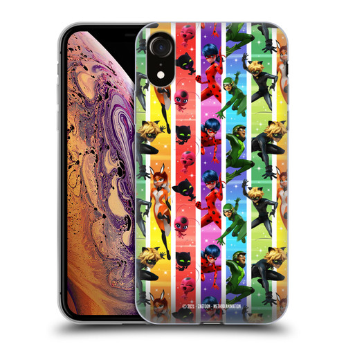 Miraculous Tales of Ladybug & Cat Noir Graphics Pattern Soft Gel Case for Apple iPhone XR