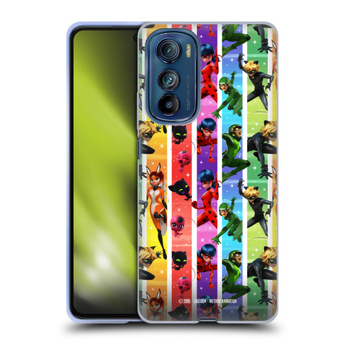 Miraculous Tales of Ladybug & Cat Noir Graphics Pattern Soft Gel Case for Motorola Edge 30