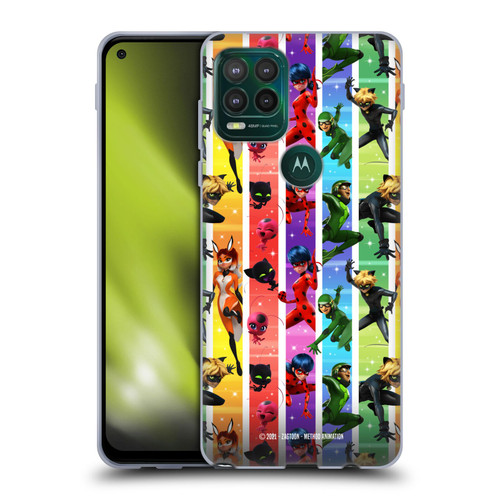 Miraculous Tales of Ladybug & Cat Noir Graphics Pattern Soft Gel Case for Motorola Moto G Stylus 5G 2021