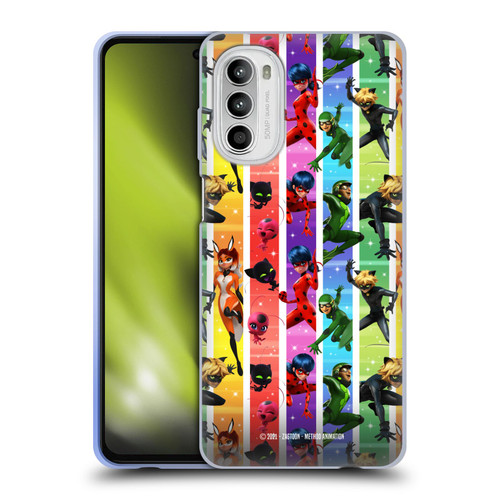 Miraculous Tales of Ladybug & Cat Noir Graphics Pattern Soft Gel Case for Motorola Moto G52