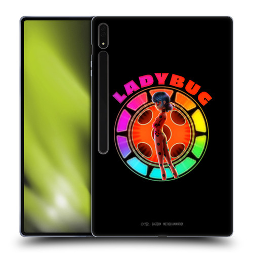 Miraculous Tales of Ladybug & Cat Noir Graphics Rainbow Soft Gel Case for Samsung Galaxy Tab S8 Ultra