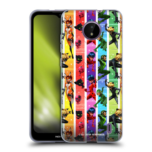 Miraculous Tales of Ladybug & Cat Noir Graphics Pattern Soft Gel Case for Nokia C10 / C20