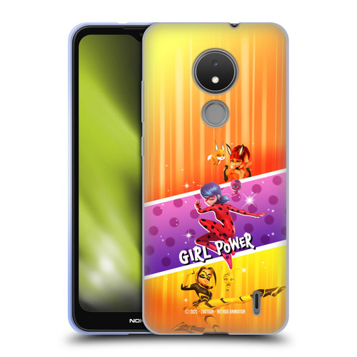 Miraculous Tales of Ladybug & Cat Noir Graphics Girl Power Soft Gel Case for Nokia C21