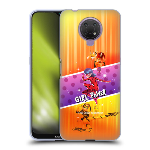 Miraculous Tales of Ladybug & Cat Noir Graphics Girl Power Soft Gel Case for Nokia G10