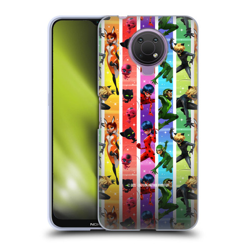 Miraculous Tales of Ladybug & Cat Noir Graphics Pattern Soft Gel Case for Nokia G10