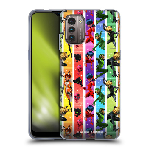 Miraculous Tales of Ladybug & Cat Noir Graphics Pattern Soft Gel Case for Nokia G11 / G21