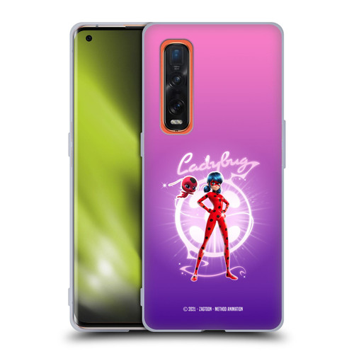 Miraculous Tales of Ladybug & Cat Noir Graphics Ladybug Soft Gel Case for OPPO Find X2 Pro 5G