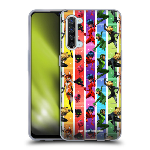 Miraculous Tales of Ladybug & Cat Noir Graphics Pattern Soft Gel Case for OPPO Find X2 Lite 5G