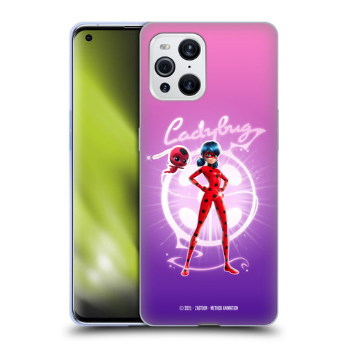 Miraculous Tales of Ladybug & Cat Noir Graphics Ladybug Soft Gel Case for OPPO Find X3 / Pro