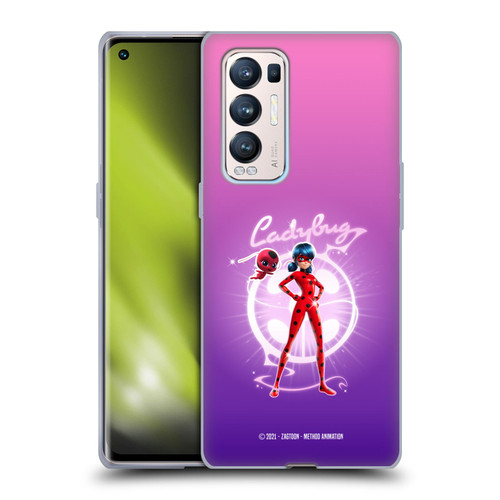 Miraculous Tales of Ladybug & Cat Noir Graphics Ladybug Soft Gel Case for OPPO Find X3 Neo / Reno5 Pro+ 5G