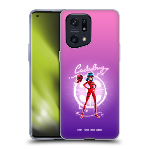Miraculous Tales of Ladybug & Cat Noir Graphics Ladybug Soft Gel Case for OPPO Find X5 Pro