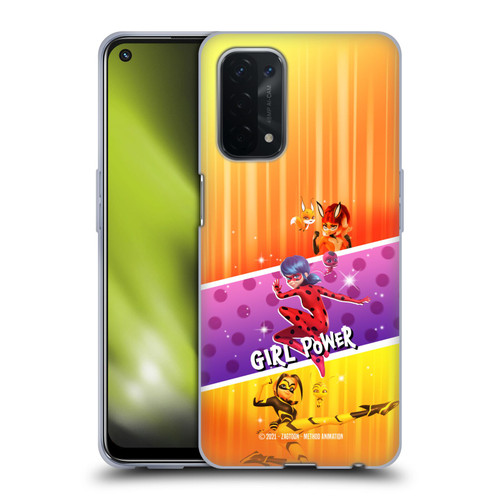 Miraculous Tales of Ladybug & Cat Noir Graphics Girl Power Soft Gel Case for OPPO A54 5G