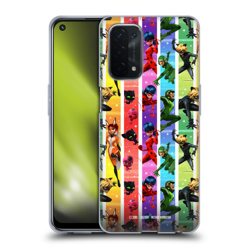 Miraculous Tales of Ladybug & Cat Noir Graphics Pattern Soft Gel Case for OPPO A54 5G