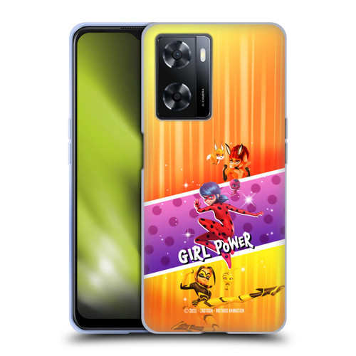 Miraculous Tales of Ladybug & Cat Noir Graphics Girl Power Soft Gel Case for OPPO A57s