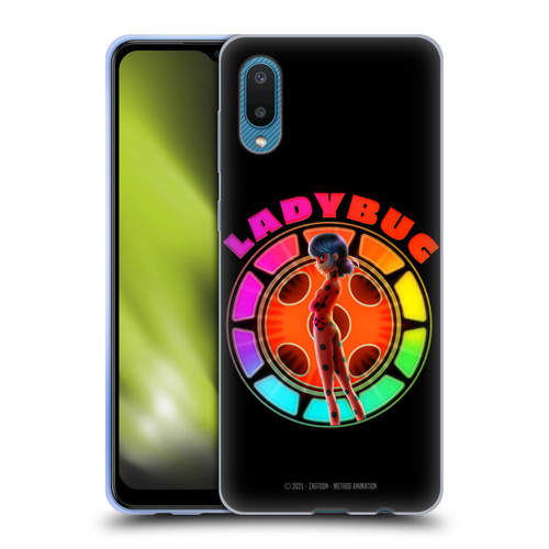 Miraculous Tales of Ladybug & Cat Noir Graphics Rainbow Soft Gel Case for Samsung Galaxy A02/M02 (2021)